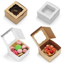 Good price Торт пекарни принимает отсутствующую коробку, коробки упаковки еды с ясным смотровым окном онлайн